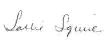 Sallie Squire signature